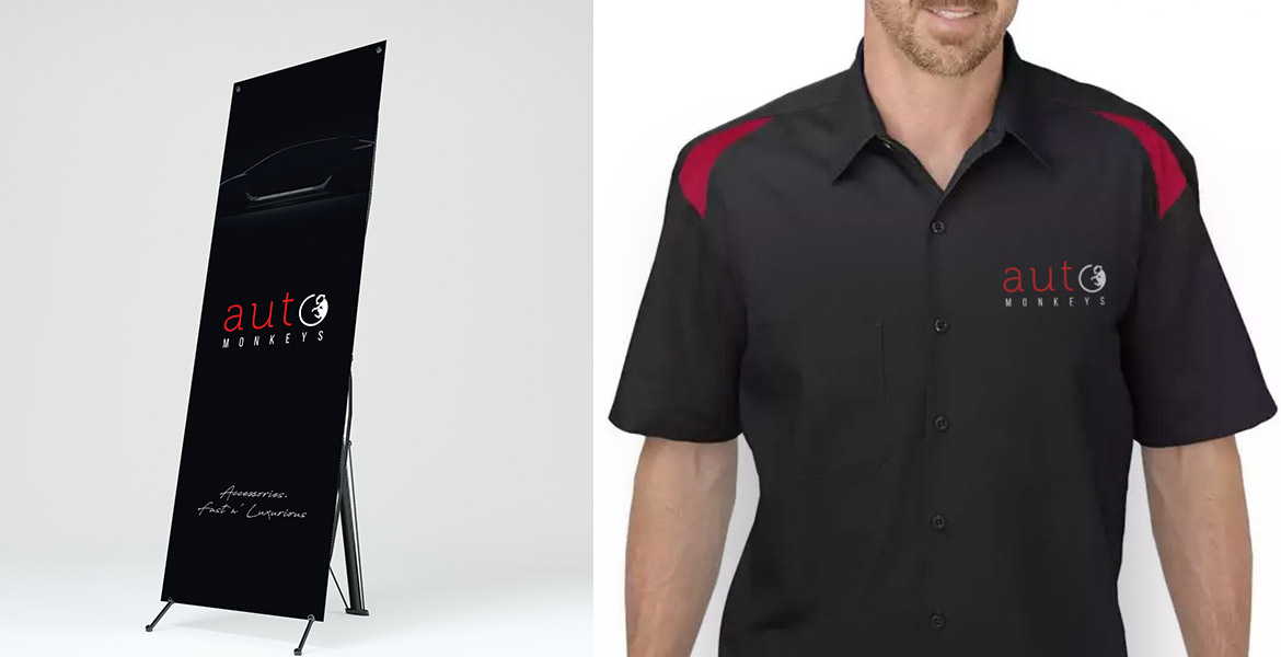 Auto Monkeys Standee