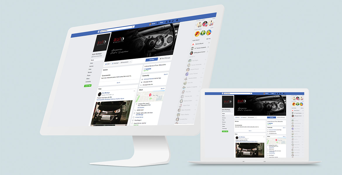 Auto Monkeys Social Media