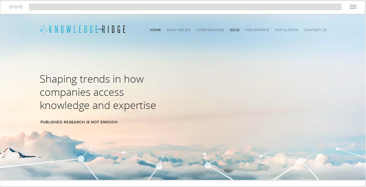 Knowledge Ridge Website Development